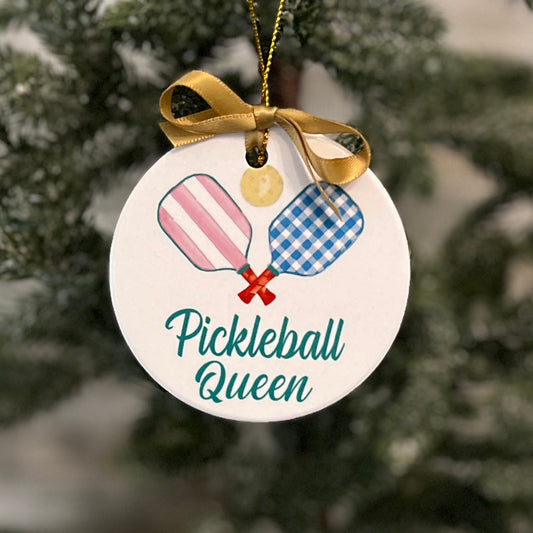 Pickleball Queen ornament