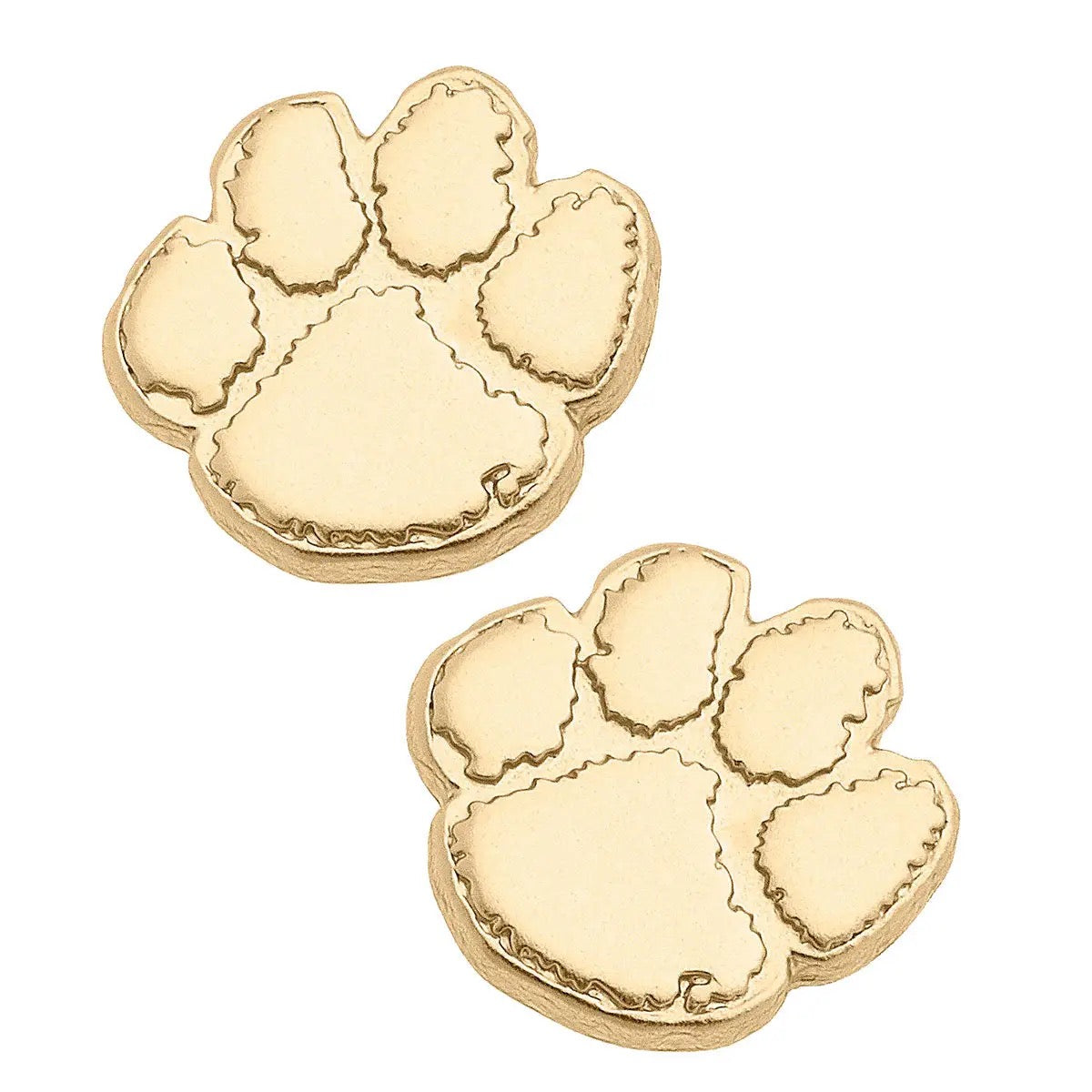 Clemson Paw Earrings