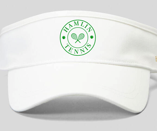 Hamlin Tennis Visor - choose logo