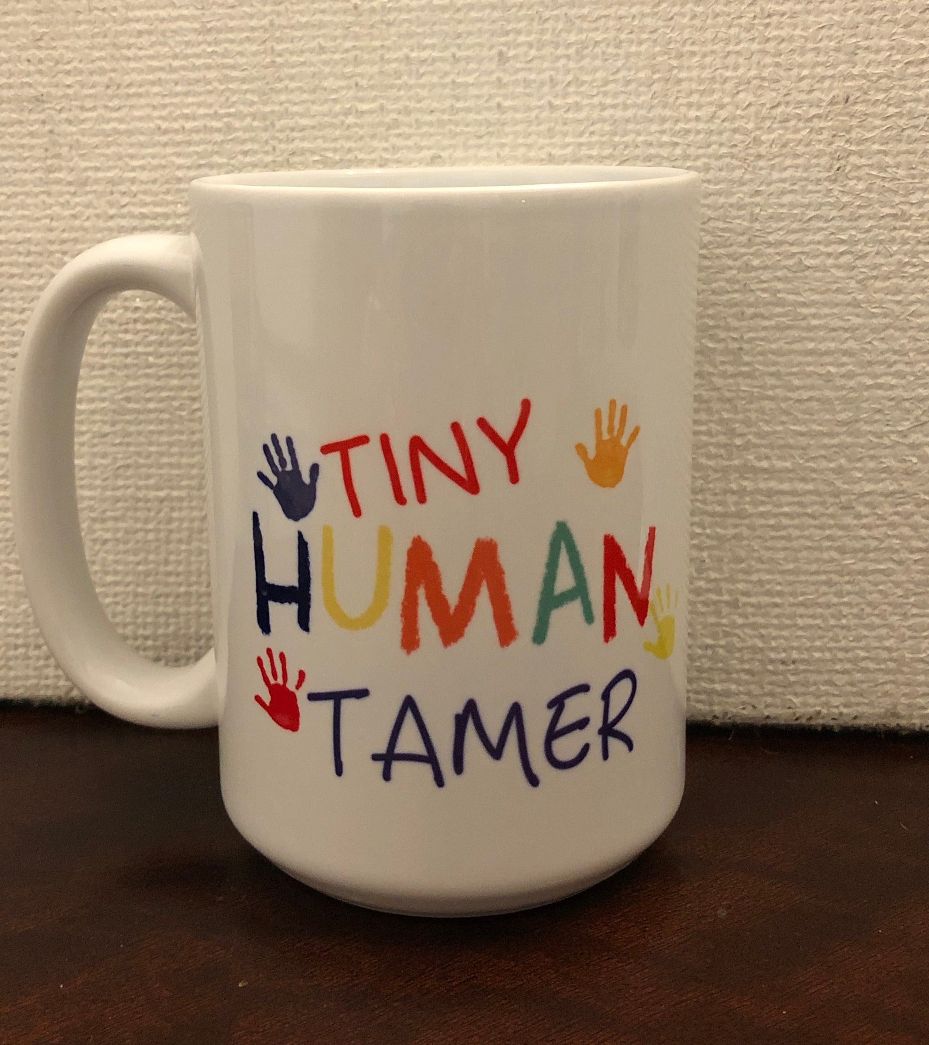Personalized Tiny Human Tamer Tumbler - Pink Posh Co